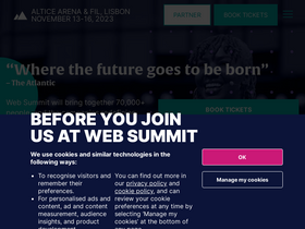 'websummit.com' screenshot