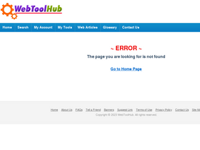 'webtoolhub.com' screenshot
