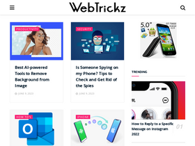 'webtrickz.com' screenshot