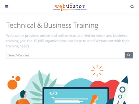 'webucator.com' screenshot
