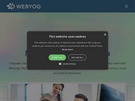 'webyog.com' screenshot