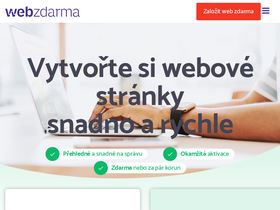 'webzdarma.cz' screenshot