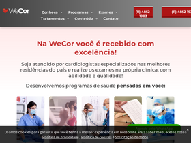'wecor.com.br' screenshot