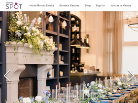 'wedding-spot.com' screenshot