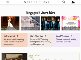'weddingchicks.com' screenshot