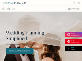 'weddingforward.com' screenshot