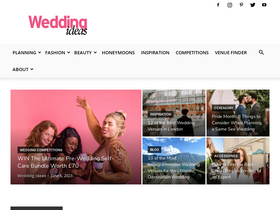 'weddingideasmag.com' screenshot