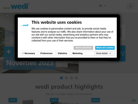 'wedi.net' screenshot