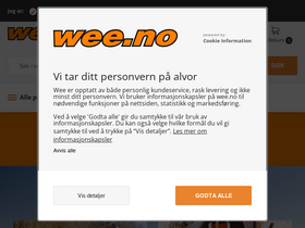 'wee.no' screenshot