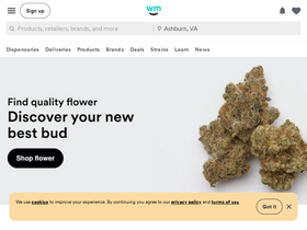 'weedmaps.com' screenshot