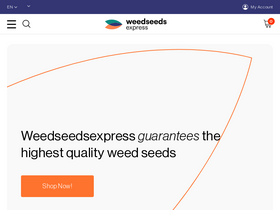 'weedseedsexpress.com' screenshot