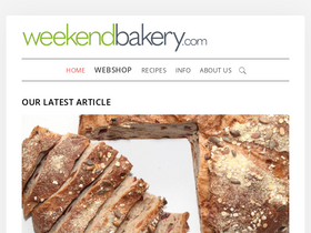 'weekendbakery.com' screenshot