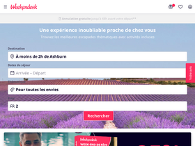 'weekendesk.fr' screenshot