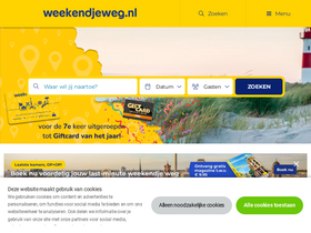 'weekendjeweg.nl' screenshot