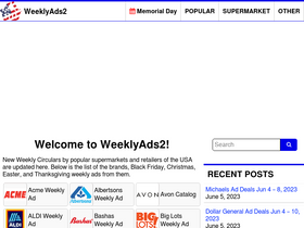 'weeklyads2.com' screenshot