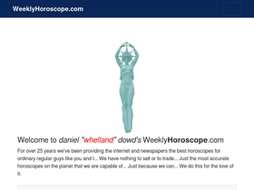 'weeklyhoroscope.com' screenshot