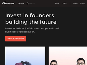 'wefunder.com' screenshot