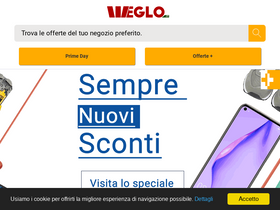 'weglo.it' screenshot