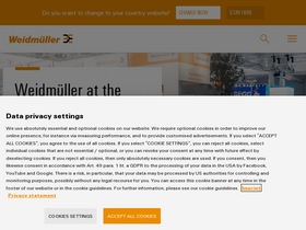 'weidmueller.com' screenshot