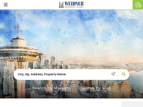 'weidner.com' screenshot