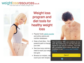 'weightlossresources.co.uk' screenshot