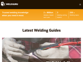 'weldguru.com' screenshot