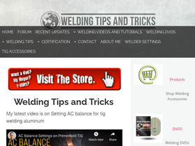 'weldingtipsandtricks.com' screenshot