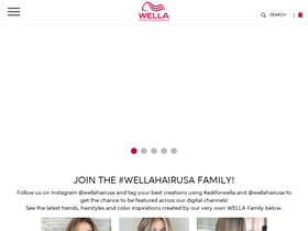 'wella.com' screenshot