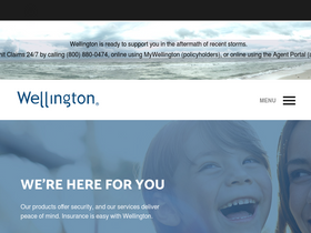 'wellingtoninsgroup.com' screenshot