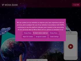 'wemabank.com' screenshot