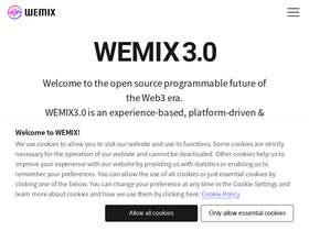 'wemix.com' screenshot