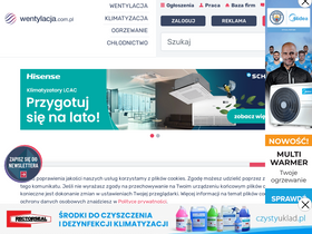 'wentylacja.com.pl' screenshot