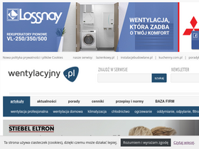 'wentylacyjny.pl' screenshot