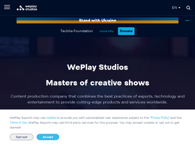 'weplay.tv' screenshot