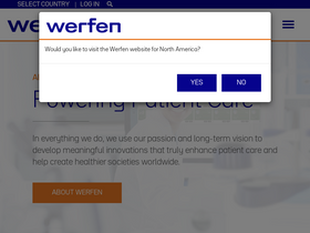 'werfen.com' screenshot