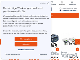 'werkzeugstore24.de' screenshot