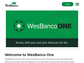 'wesbanco.com' screenshot
