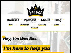 'wesbos.com' screenshot