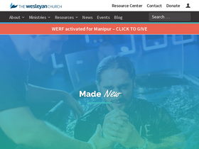 'wesleyan.org' screenshot