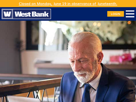'westbankstrong.com' screenshot