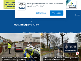 'westbridgfordwire.com' screenshot