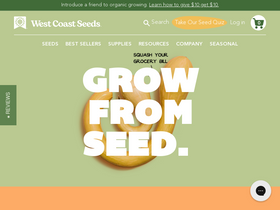 'westcoastseeds.com' screenshot