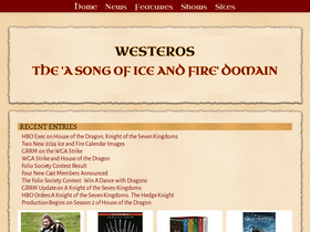 'westeros.org' screenshot