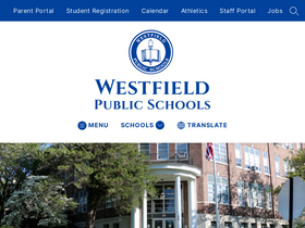 'westfieldnjk12.org' screenshot