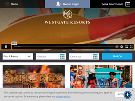 'westgateresorts.com' screenshot