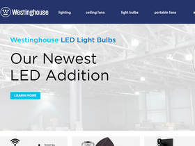 'westinghouselighting.com' screenshot