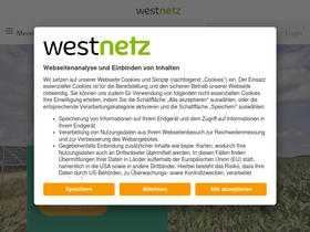 'westnetz.de' screenshot