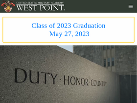 'westpoint.edu' screenshot