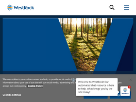 'westrock.com' screenshot