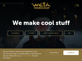 'wetaworkshop.com' screenshot